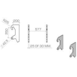 Keičiamieji laikikliai LBAPAU35030S