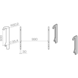 Keičiamieji laikikliai LBAJCB60030S
