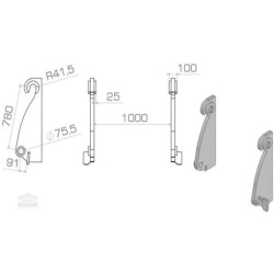 Keičiamieji laikikliai LBAVOL78050S