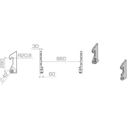 Keičiamieji laikikliai LBASCH28030S