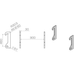 Keičiamieji laikikliai LBAAHL46030B