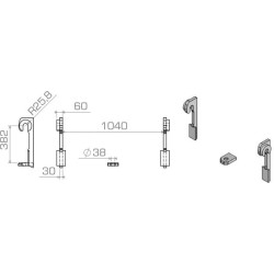 Keičiamieji laikikliai LBAMER38230S
