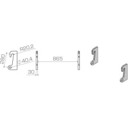 Keičiami laikikliai LBAKRA28030S