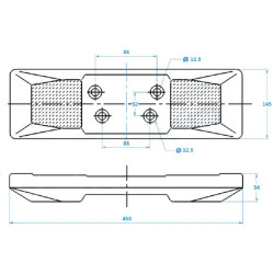 Grandinė ant pado 450 mm UP3742107