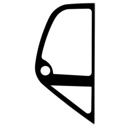 Šoninis langas prie durų D12510