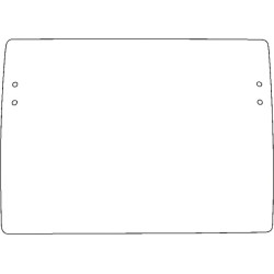 Priekinio stiklo apačia D10151