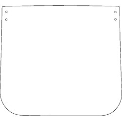 Priekinio stiklo apačia D10610