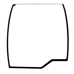 Priekinis stiklas D20009