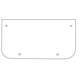 Priekinio stiklo apačia D10246