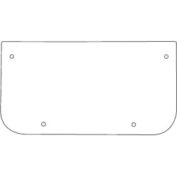 Priekinio stiklo apačia D10246