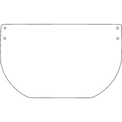 Priekinis apatinis stiklas D30107