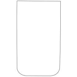 Priekinis stiklas (vientisas) D10067