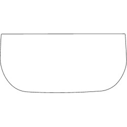 Priekinio stiklo apatinis apvalus kampas D20035