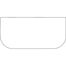 Priekinis apatinis stiklas D20070