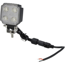 Darbo žibintas LED, 20 W, 3000 lm, kvadratinis, baltas, 75 x 47 x 107,5 mm, „Deutsch“ 2 kontaktų, prožektorius, „Kramp“ (10 vnt.