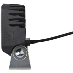 Darbinis LED žibintas, 1000 lm, kvadratinis, 12/24 V, baltas, spaustukas, taškinis spindulys, 4 LED, Hella 1GA996284012