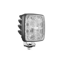 LED darbo žibintas su jungikliu, R23, 22W, 1600lm, kvadratinis, 12-24V, 129x105x50mm, platus prožektorius, tvirtinamas varžtais,