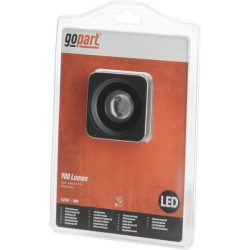 LED darbo žibintas, 10 W, 900 lm, kvadratinis, 10/30 V, 66 x 65 mm, taškinis spindulys, 1 LED, gopart LA15019