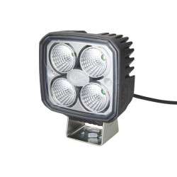 Darbo žibintas LED, 1200lm, kvadratinis, 12/24V, 122x53x95mm, baltas, spaustukas „Deutsch“ kištukas, 4 LED, Hella 1GA996284091