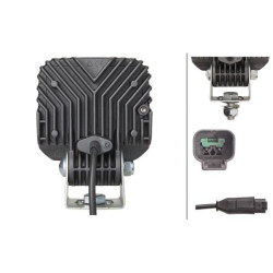 Darbo žibintas LED, 1200lm, kvadratinis, 12/24V, 122x53x95mm, baltas, spaustukas „Deutsch“ kištukas, 4 LED, Hella 1GA996284091