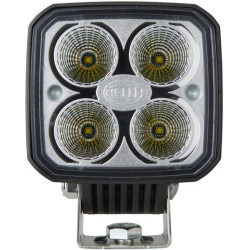 Darbo žibintas LED, 1200lm, kvadratinis, 12/24V, 122x53x95mm, baltas, spaustukas „Deutsch“ kištukas, 4 LED, Hella 1GA996284091