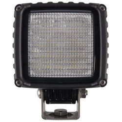 Darbo žibintas LED, 43W, 2200lm, kvadratinis, 12/24V, skaidrus/baltas, tvirtinamas varžtais, 114,5x109,9x144,8mm „Deutsch“ kištu