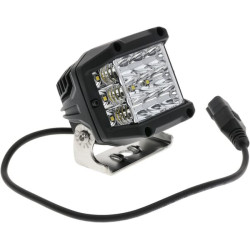 LED darbo žibintas, 22,5 W, 2850 lm, kvadratinis, 10/30 V, 89 x 73 x 97 mm, „Deutsch“ kištukas, Kramp LA10094DT