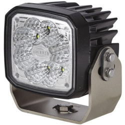 Darbo žibintas LED, 4000 lm, kvadratinis, 12/24 V, baltas, su „Deutsch“ kištuku, 8 LED, „Ultrabeam“ iš „Hella“ 1GA995606081