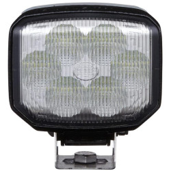 Darbo žibintas LED, 22W, 1300lm, kvadratinis, 12/24V, skaidrus/baltas, 112x62x129mm Deutsch kištukas, 6 LED, Hella 1GA996288011