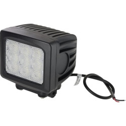 Darbo žibintas LED, 90 W, 8100 lm, kvadratinis, 10/30 V, 150 x 124 x 135 mm, prožektorius, 9 LED, Kramp LA10083