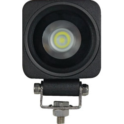 Darbo žibintas LED, 10W, 900lm, kvadratinis, 10/30V, 66x65mm, taškinis spindulys, 1 LED, gopart LA15020