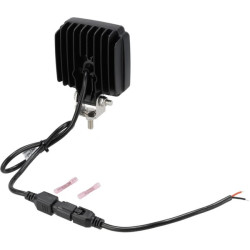 Darbo žibintas LED, 27 W, 3420 lm, kvadratinis, baltas, 96,5 x 48,5 x 124,5 mm, „Deutsch“ 2 kontaktų, prožektorius, Kramp LA1090