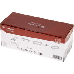 Netiesioginio apšvietimo LED darbo šviestuvas, 30 W, 2880 lm, stačiakampis, 12/24 V, baltas, 157 x 49,7 x 60 mm „Deutsch“ kištuk