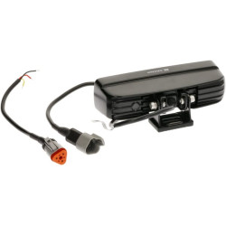 Netiesioginio apšvietimo LED darbo šviestuvas, 30 W, 2880 lm, stačiakampis, 12/24 V, baltas/oranžinis, 157 x 49,7 x 60 mm „Deuts