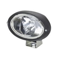 Halogeninis darbo žibintas, 55 W, 1150 lm, ovalus, 12 V, skaidrus, tvirtinamas varžtais, 160 x 78 x 128 mm AMP kištukas, Hella 1