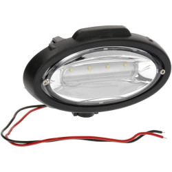 Darbo žibintas LED, 40W, 3500lm, ovalus, 12-24V, 190x107x63mm, itin platus prožektorius, Kramp LA104491
