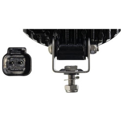 Darbo žibintas LED, 25 W, 1500 lm, ovalus, 12/24 V, baltas, 153 x 74 x 129 mm „Deutsch“ kištukas, 8 LED, Hella 1GA996661001