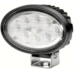 Darbo žibintas LED, 25 W, 1500 lm, ovalus, 12/24 V, baltas, 153 x 74 x 129 mm „Deutsch“ kištukas, 8 LED, Hella 1GA996661001