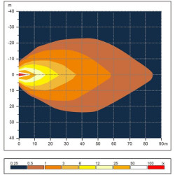 LED darbo žibintas, 40 W, 3800 lm, ovalus, Kramp LA10440