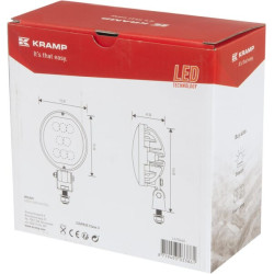 LED darbo žibintas, 40 W, 3800 lm, ovalus, Kramp LA10440