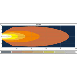 Darbo žibintas LED, 39W, 3500lm, ovalus, 10/30V, 138x93x69mm, platus prožektorius, 13 LED, Kramp LA10600