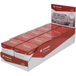 Darbo žibintas LED, 20 W, 3000 lm, ovalus, baltas, 100 x 54 x 93 mm, „Deutsch“ 2 kontaktų, prožektorius, „Kramp“ (10 vnt. dėžutė