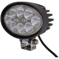 Darbo žibintas LED, 1200 lm, ovalus, 12/24 V, skaidrus, 65 x 120 mm, 8 LED, „ValueFit by Hella“ 1GA357001001