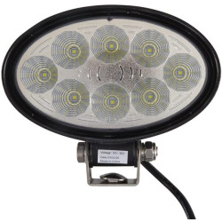 Darbo žibintas LED, 1200 lm, ovalus, 12/24 V, skaidrus, 65 x 120 mm, 8 LED, „ValueFit by Hella“ 1GA357001001