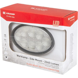 Darbo žibintas LED, 24 W, 2240 lm, ovalus, prožektorius, Kramp LA10445