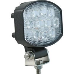 Darbo žibintas LED, 15 W, 1900 lm, ovalus, 10/30 V, 120 x 38 x 80 mm, prožektorius, 10 LED, Kramp LA10020