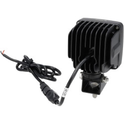 LED darbo žibintas, 76 W, 11970 lm, kvadratinis, 10/30 V, 95 x 77 x 131 mm, „Deutsch“ kištukas, prožektorius, pasukama galvutė L