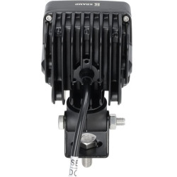 LED darbo žibintas, 76 W, 11970 lm, kvadratinis, 10/30 V, 95 x 77 x 131 mm, „Deutsch“ kištukas, prožektorius, pasukama galvutė L