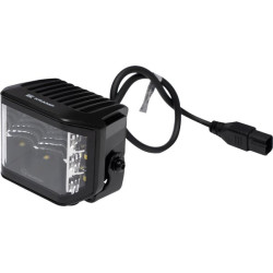 Darbo žibintas LED, 70 W, 8400 lm, kvadratinis, 12/24 V, baltas, 97 x 77 x 75 mm „Deutsch“ kištukas, prožektorius, 10 LED LA1061