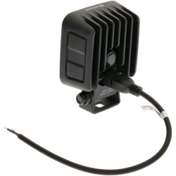 LED darbo žibintas, 60 W, 6600 lm, kvadratinis, 12/24 V, baltas, 92 x 109,5 x 51,1 mm „Deutsch“ kištukas, platus srautas, 12 LED
